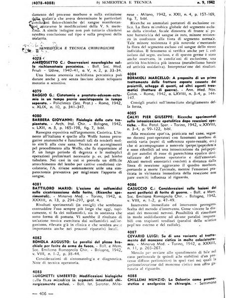 Bibliografia italiana. Gruppo B, Medicina