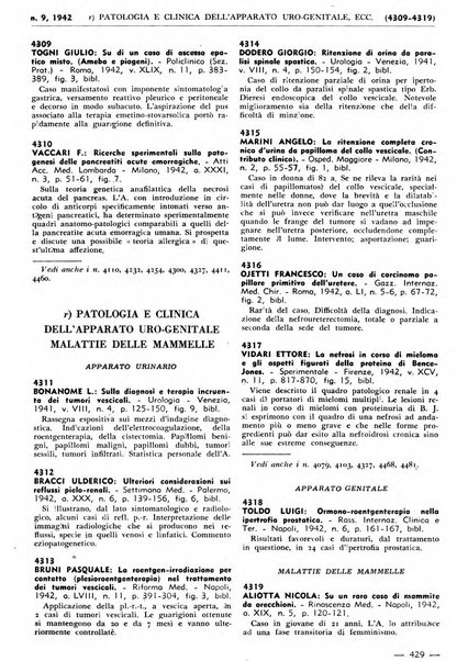 Bibliografia italiana. Gruppo B, Medicina