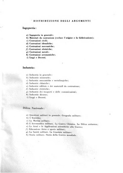 Bibliografia italiana. Gruppo C, Ingegneria, industria, difesa nazionale