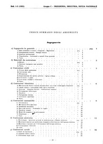 Bibliografia italiana. Gruppo C, Ingegneria, industria, difesa nazionale