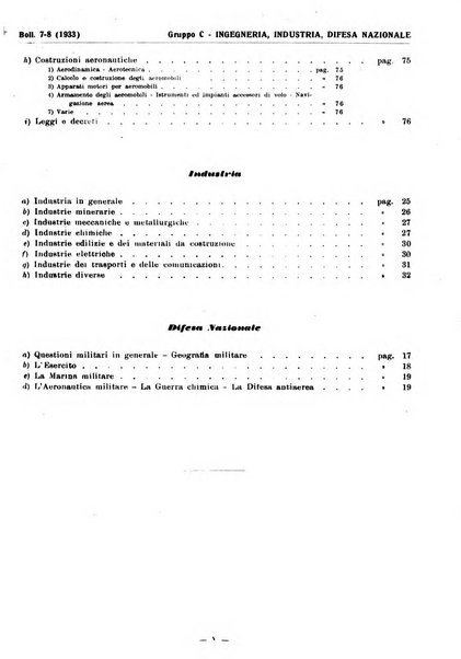 Bibliografia italiana. Gruppo C, Ingegneria, industria, difesa nazionale