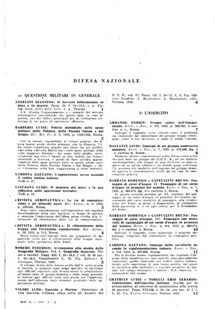 Bibliografia italiana. Gruppo C, Ingegneria, industria, difesa nazionale