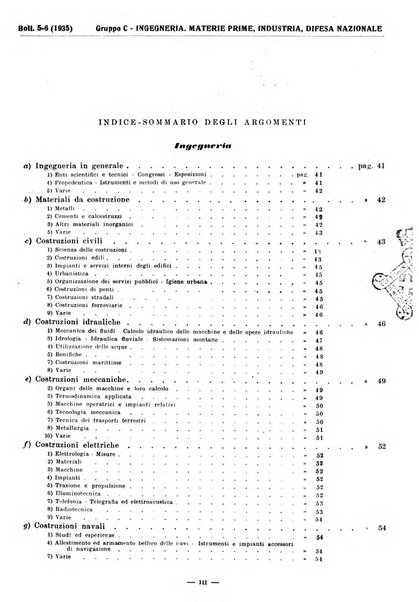 Bibliografia italiana. Gruppo C, Ingegneria, industria, difesa nazionale