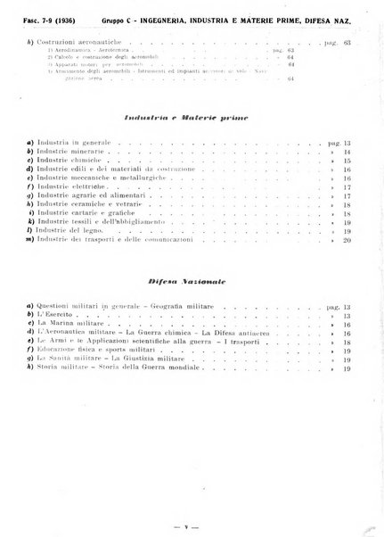 Bibliografia italiana. Gruppo C, Ingegneria, industria, difesa nazionale