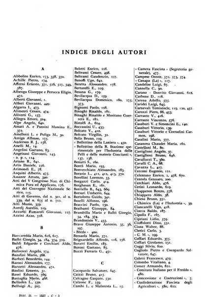 Bibliografia italiana. Gruppo C, Ingegneria, industria, difesa nazionale