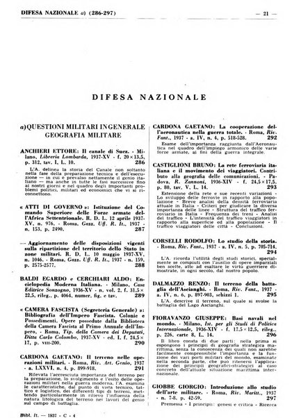 Bibliografia italiana. Gruppo C, Ingegneria, industria, difesa nazionale