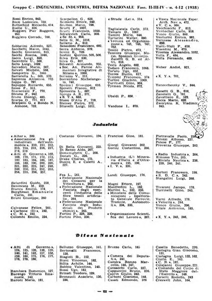 Bibliografia italiana. Gruppo C, Ingegneria, industria, difesa nazionale