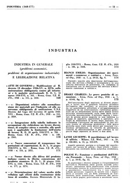 Bibliografia italiana. Gruppo C, Ingegneria, industria, difesa nazionale