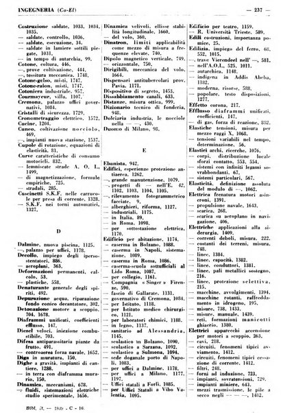 Bibliografia italiana. Gruppo C, Ingegneria, industria, difesa nazionale