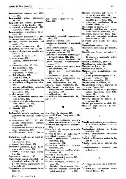 Bibliografia italiana. Gruppo C, Ingegneria, industria, difesa nazionale