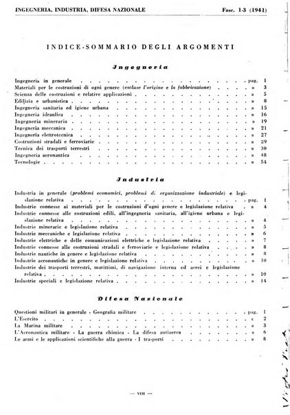 Bibliografia italiana. Gruppo C, Ingegneria, industria, difesa nazionale