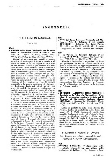 Bibliografia italiana. Gruppo C, Ingegneria, industria, difesa nazionale