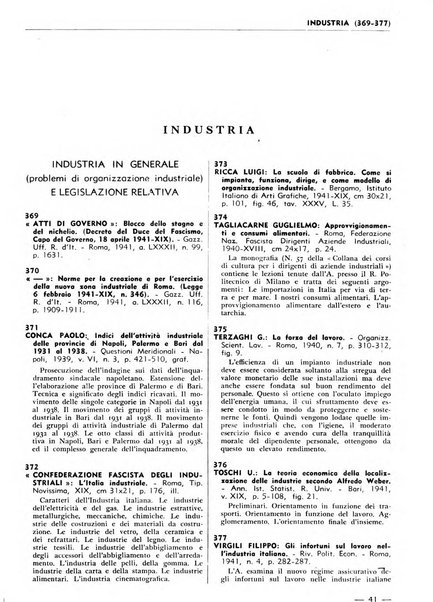 Bibliografia italiana. Gruppo C, Ingegneria, industria, difesa nazionale