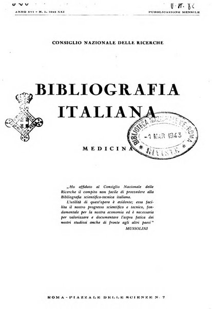 Bibliografia italiana. Gruppo C, Ingegneria, industria, difesa nazionale