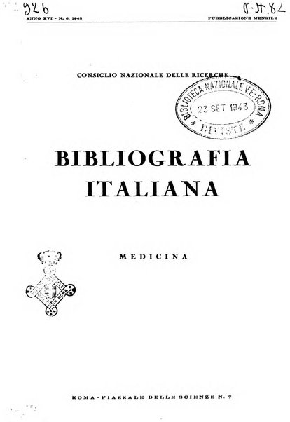 Bibliografia italiana. Gruppo C, Ingegneria, industria, difesa nazionale