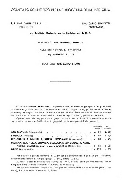 Bibliografia italiana. Gruppo C, Ingegneria, industria, difesa nazionale