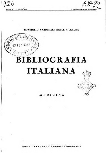 Bibliografia italiana. Gruppo C, Ingegneria, industria, difesa nazionale