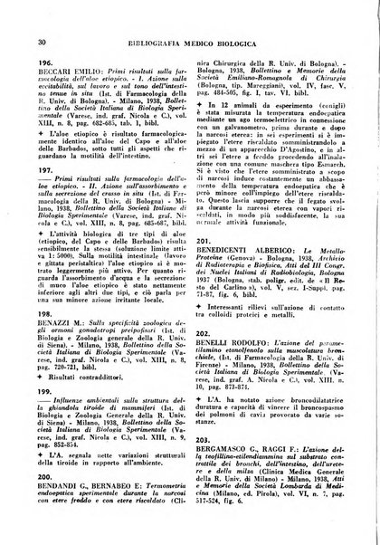 Bibliografia medico-biologica rassegna generale mensile dei libri e della stampa periodica italiana di medicina e di biologia