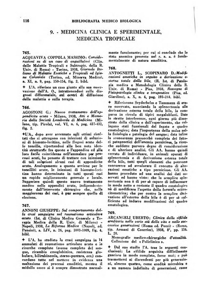 Bibliografia medico-biologica rassegna generale mensile dei libri e della stampa periodica italiana di medicina e di biologia