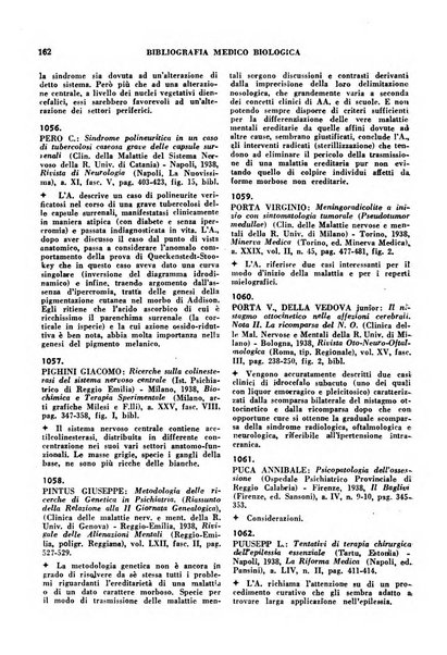 Bibliografia medico-biologica rassegna generale mensile dei libri e della stampa periodica italiana di medicina e di biologia