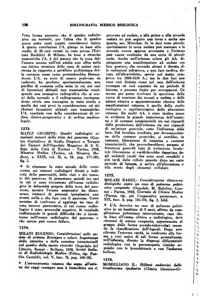 Bibliografia medico-biologica rassegna generale mensile dei libri e della stampa periodica italiana di medicina e di biologia