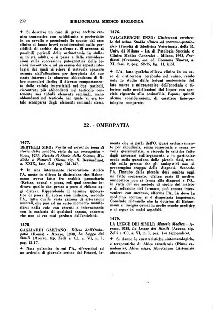 Bibliografia medico-biologica rassegna generale mensile dei libri e della stampa periodica italiana di medicina e di biologia