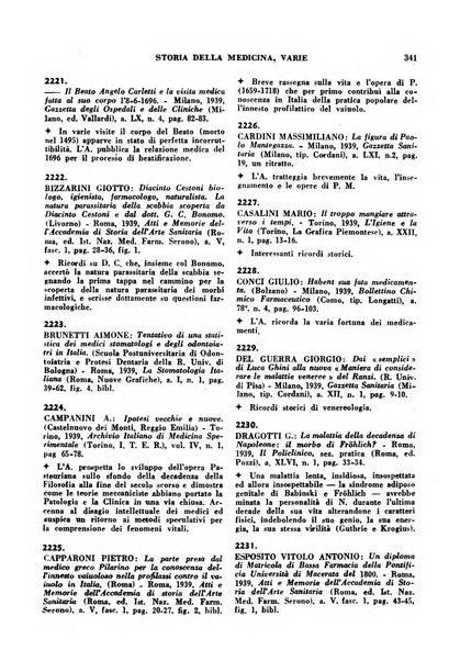 Bibliografia medico-biologica rassegna generale mensile dei libri e della stampa periodica italiana di medicina e di biologia