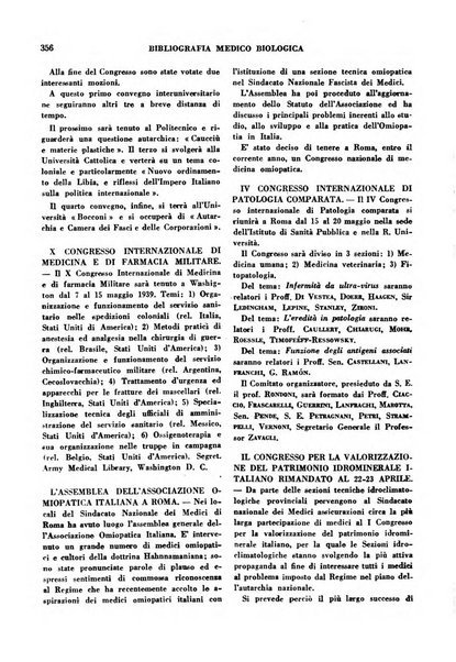 Bibliografia medico-biologica rassegna generale mensile dei libri e della stampa periodica italiana di medicina e di biologia