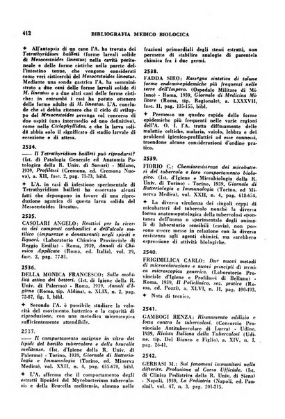 Bibliografia medico-biologica rassegna generale mensile dei libri e della stampa periodica italiana di medicina e di biologia