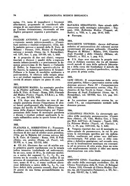 Bibliografia medico-biologica rassegna generale mensile dei libri e della stampa periodica italiana di medicina e di biologia