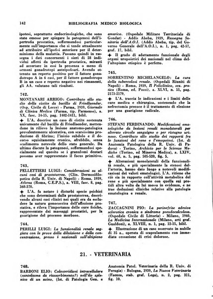 Bibliografia medico-biologica rassegna generale mensile dei libri e della stampa periodica italiana di medicina e di biologia