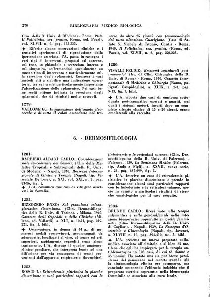 Bibliografia medico-biologica rassegna generale mensile dei libri e della stampa periodica italiana di medicina e di biologia