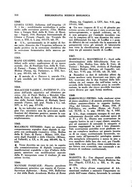 Bibliografia medico-biologica rassegna generale mensile dei libri e della stampa periodica italiana di medicina e di biologia