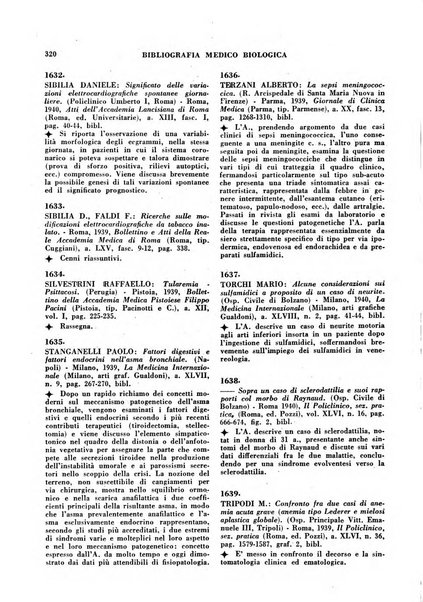 Bibliografia medico-biologica rassegna generale mensile dei libri e della stampa periodica italiana di medicina e di biologia