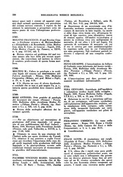 Bibliografia medico-biologica rassegna generale mensile dei libri e della stampa periodica italiana di medicina e di biologia