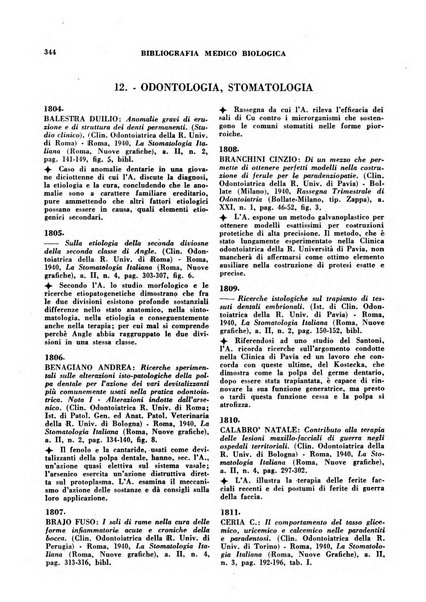 Bibliografia medico-biologica rassegna generale mensile dei libri e della stampa periodica italiana di medicina e di biologia