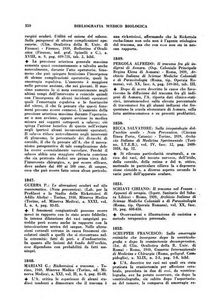 Bibliografia medico-biologica rassegna generale mensile dei libri e della stampa periodica italiana di medicina e di biologia