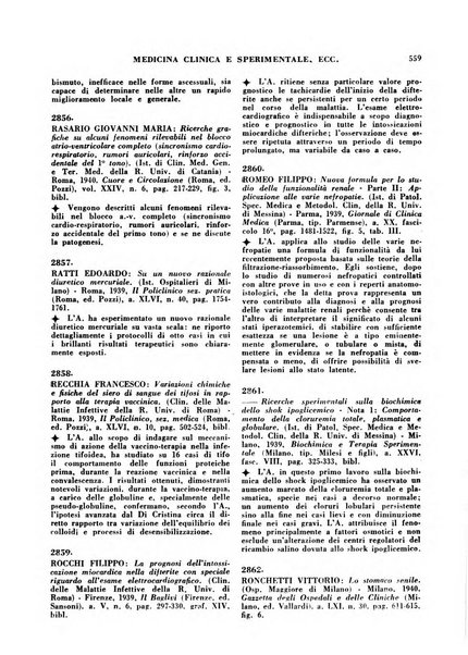 Bibliografia medico-biologica rassegna generale mensile dei libri e della stampa periodica italiana di medicina e di biologia