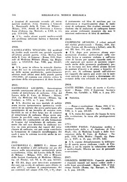 Bibliografia medico-biologica rassegna generale mensile dei libri e della stampa periodica italiana di medicina e di biologia