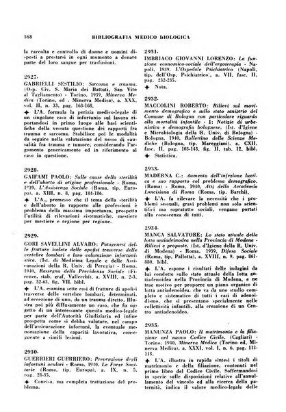 Bibliografia medico-biologica rassegna generale mensile dei libri e della stampa periodica italiana di medicina e di biologia