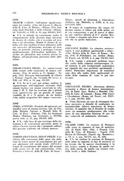 Bibliografia medico-biologica rassegna generale mensile dei libri e della stampa periodica italiana di medicina e di biologia