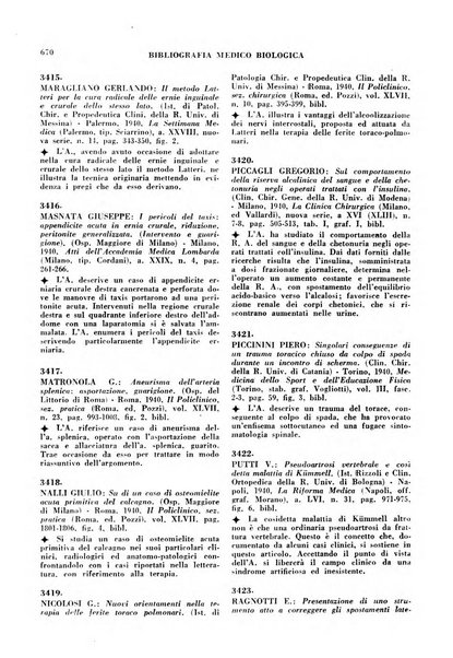 Bibliografia medico-biologica rassegna generale mensile dei libri e della stampa periodica italiana di medicina e di biologia