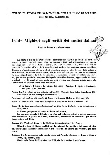 Bibliografia medico-biologica rassegna generale mensile dei libri e della stampa periodica italiana di medicina e di biologia