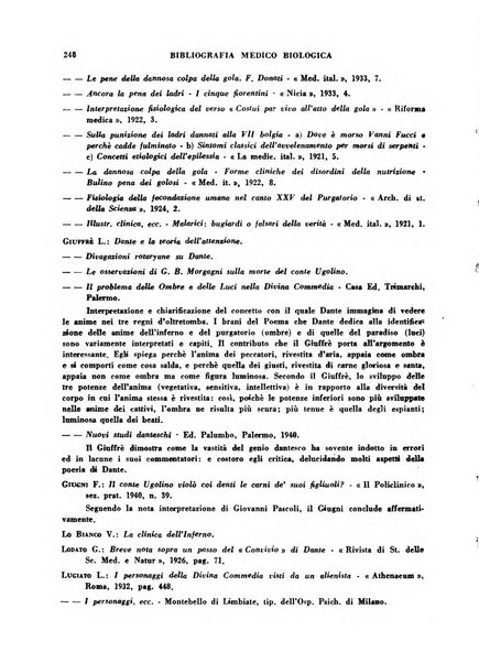 Bibliografia medico-biologica rassegna generale mensile dei libri e della stampa periodica italiana di medicina e di biologia