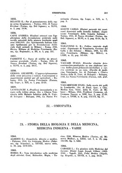 Bibliografia medico-biologica rassegna generale mensile dei libri e della stampa periodica italiana di medicina e di biologia