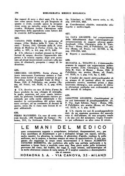 Bibliografia medico-biologica rassegna generale mensile dei libri e della stampa periodica italiana di medicina e di biologia