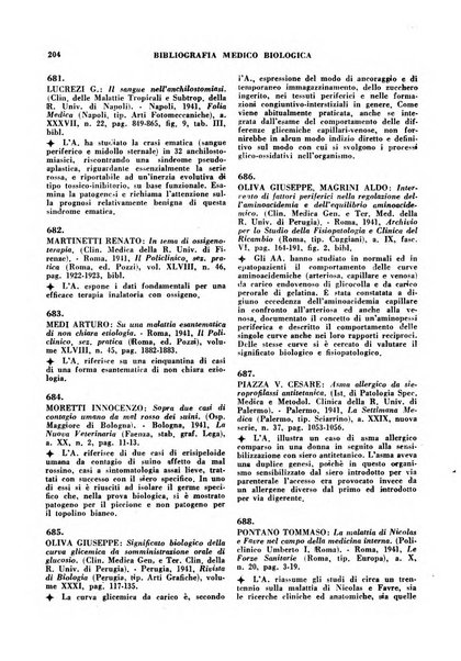 Bibliografia medico-biologica rassegna generale mensile dei libri e della stampa periodica italiana di medicina e di biologia