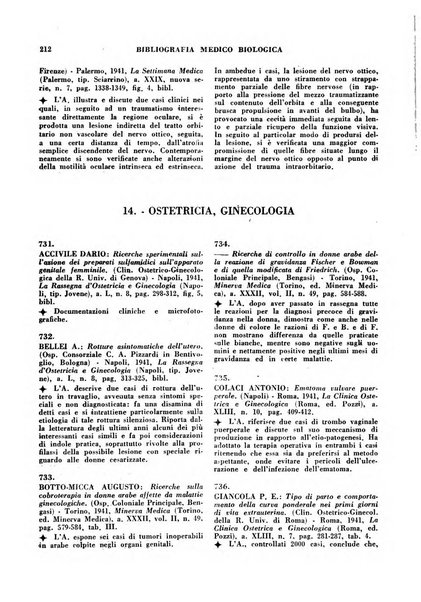 Bibliografia medico-biologica rassegna generale mensile dei libri e della stampa periodica italiana di medicina e di biologia