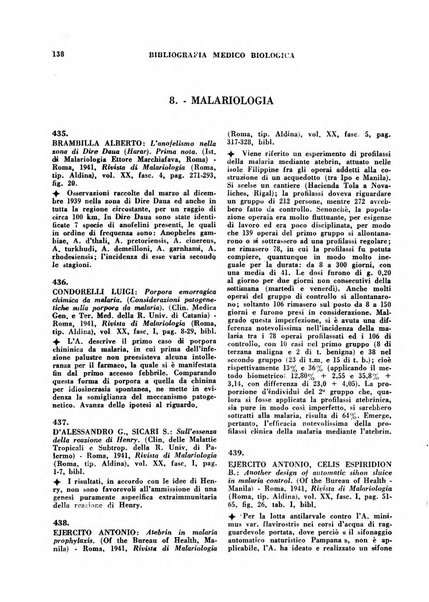 Bibliografia medico-biologica rassegna generale mensile dei libri e della stampa periodica italiana di medicina e di biologia