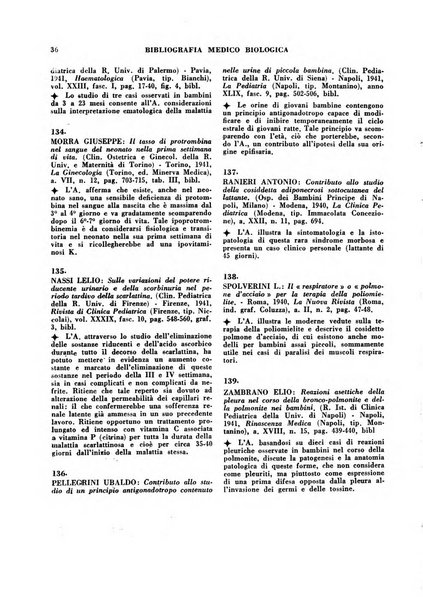 Bibliografia medico-biologica rassegna generale mensile dei libri e della stampa periodica italiana di medicina e di biologia